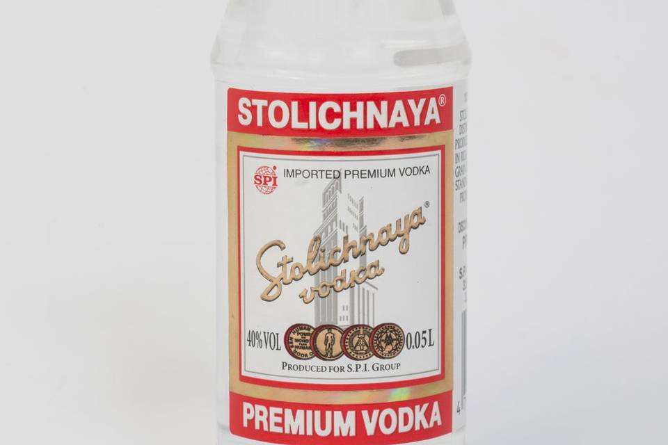 Botellita vodka stolichnaya