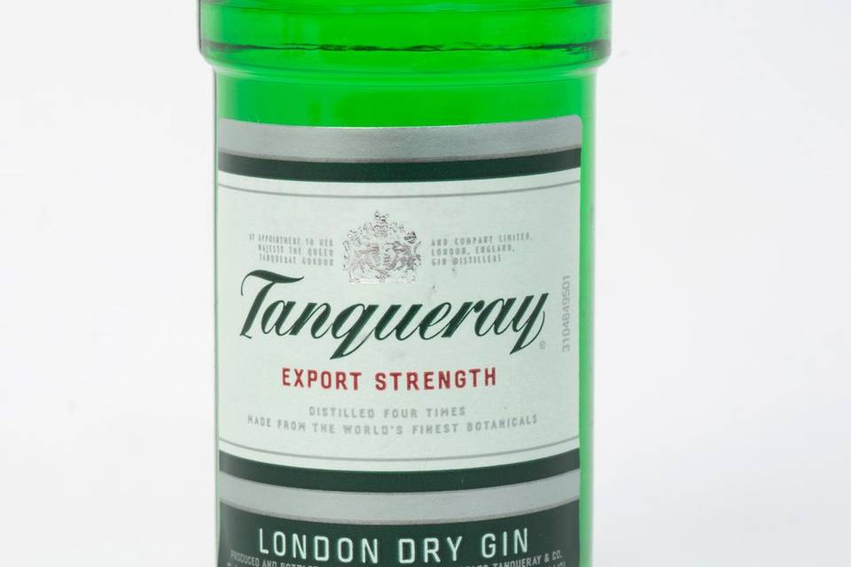 Botellita gin tanqueray