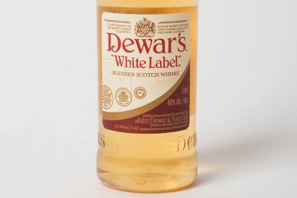 Botellita dewars white label