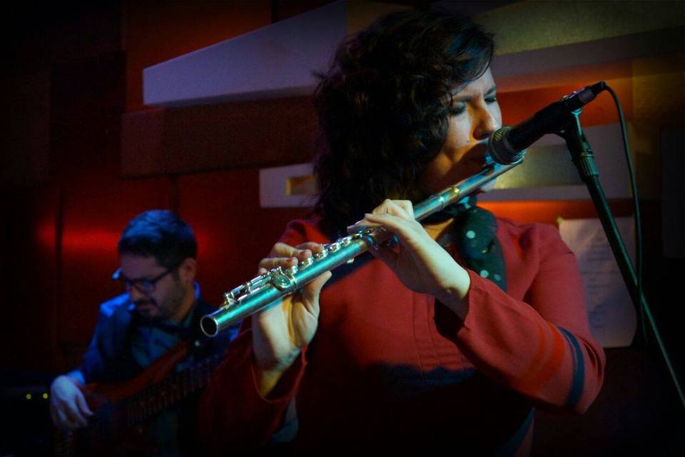 Trinidad Jiménez, flauta