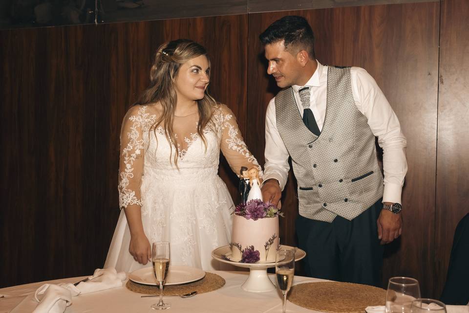 Corte de tarta