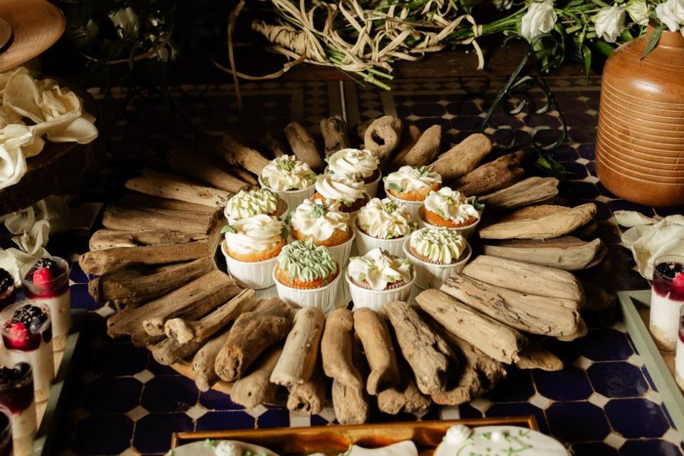 Cupcakes flor