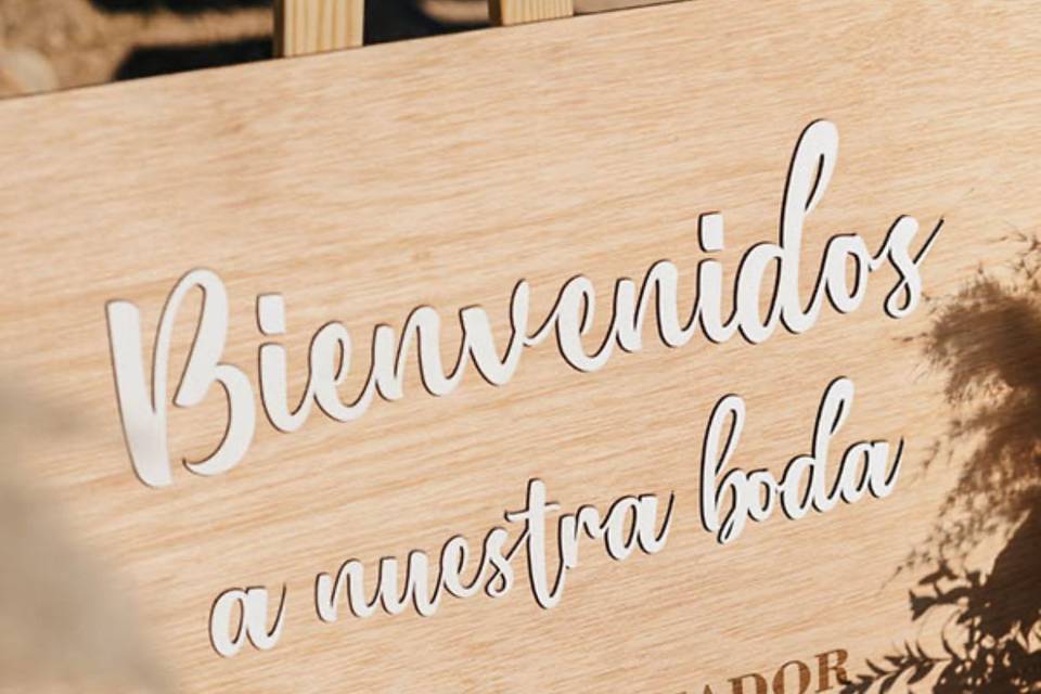 Cartel de boda