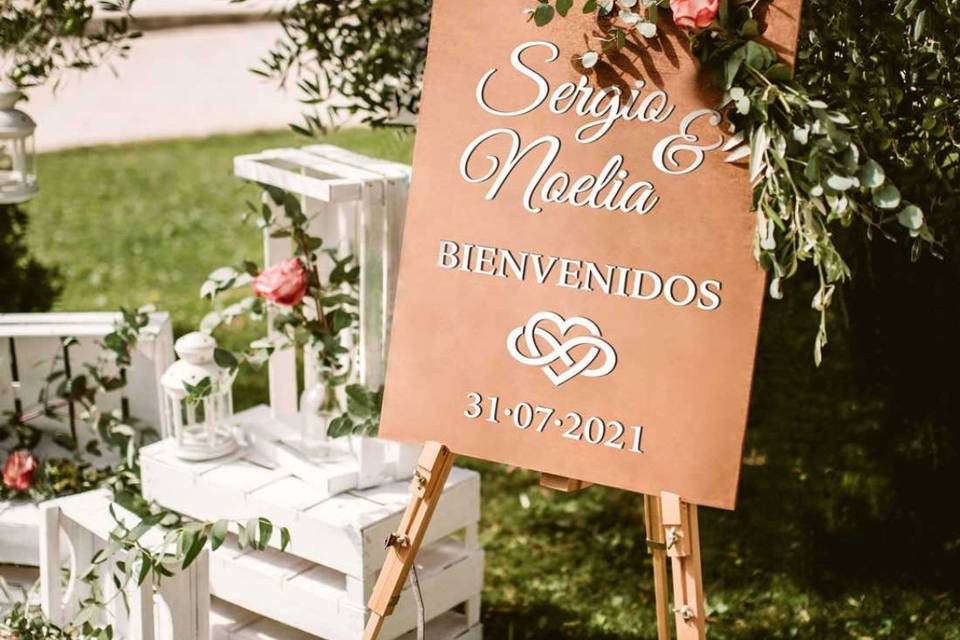 Cartel de boda