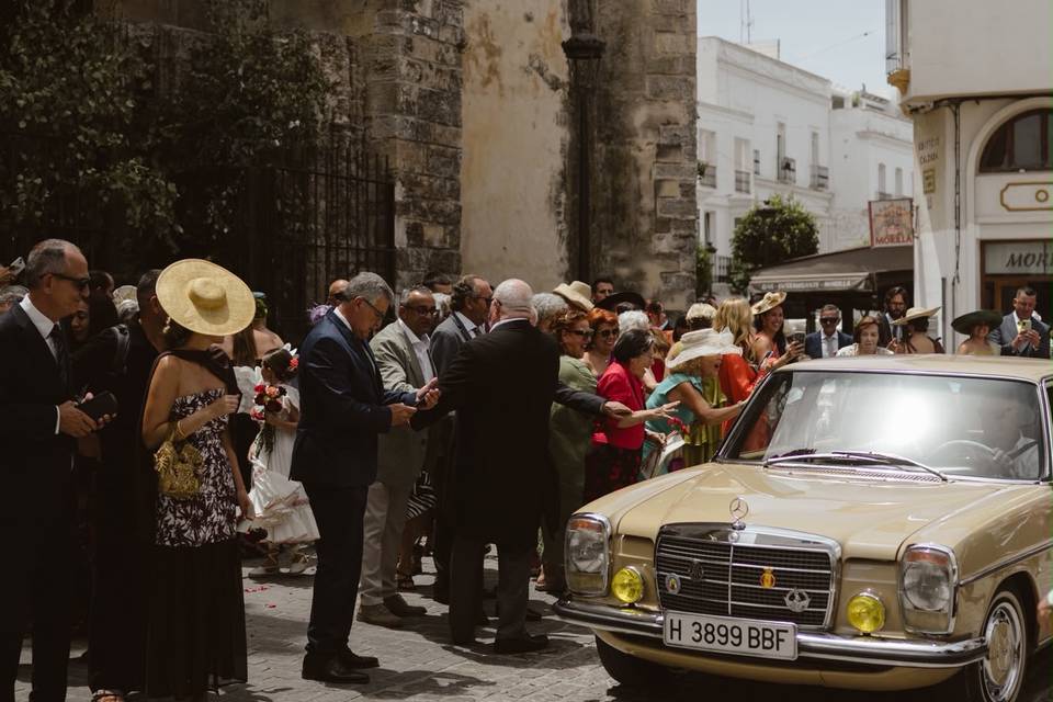 Coche novios