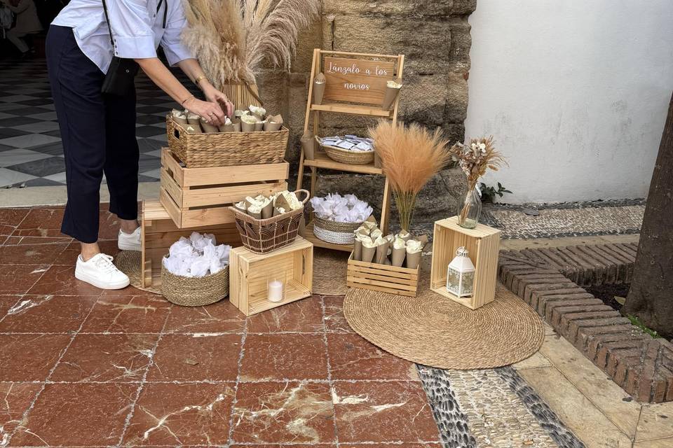 Montaje rincón arroz