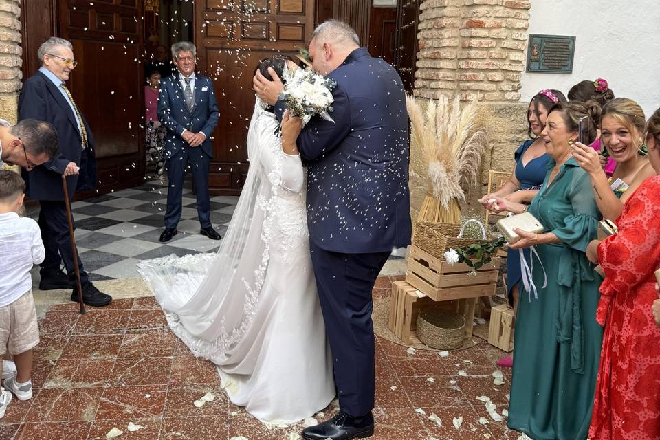 Momento arroz iglesia