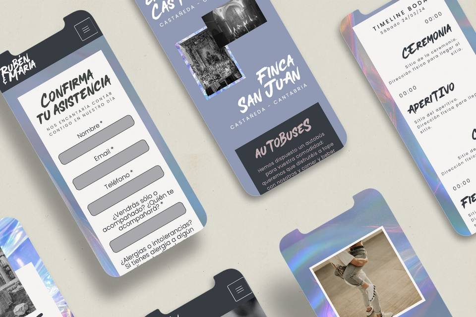 Mockup movil foil