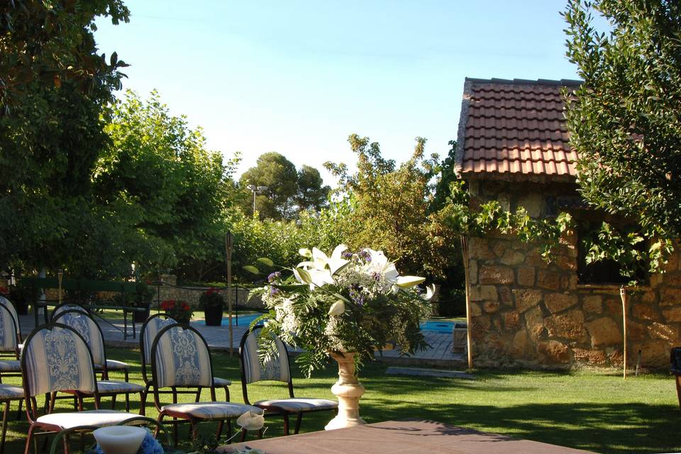 Ceremonia en jardín