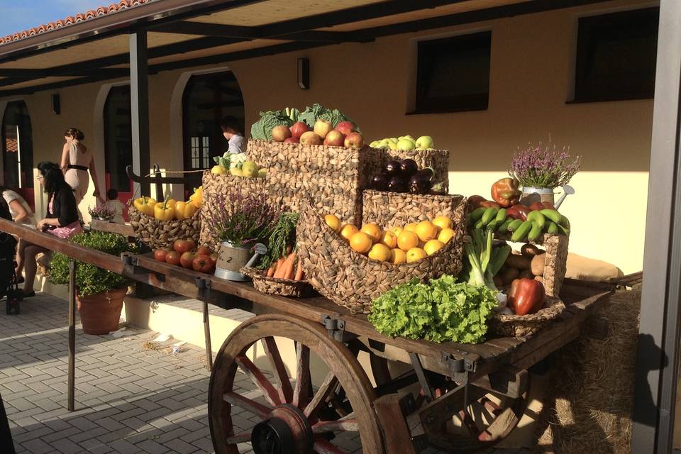 Bodegón en un carro