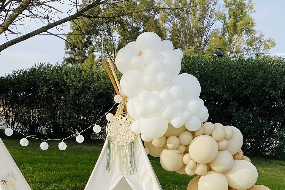 Decoración con globos