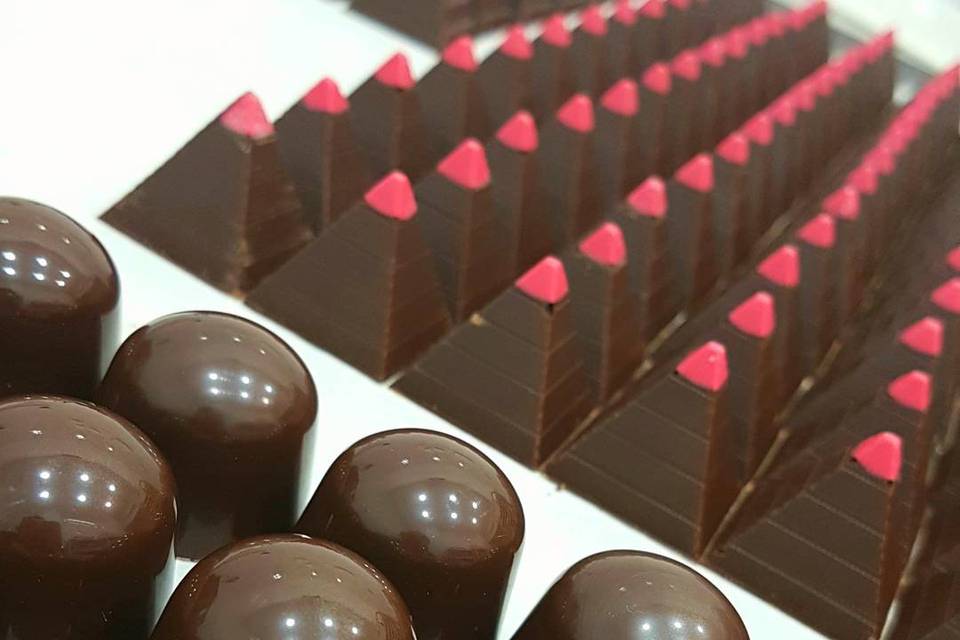 Corazón de chocolate