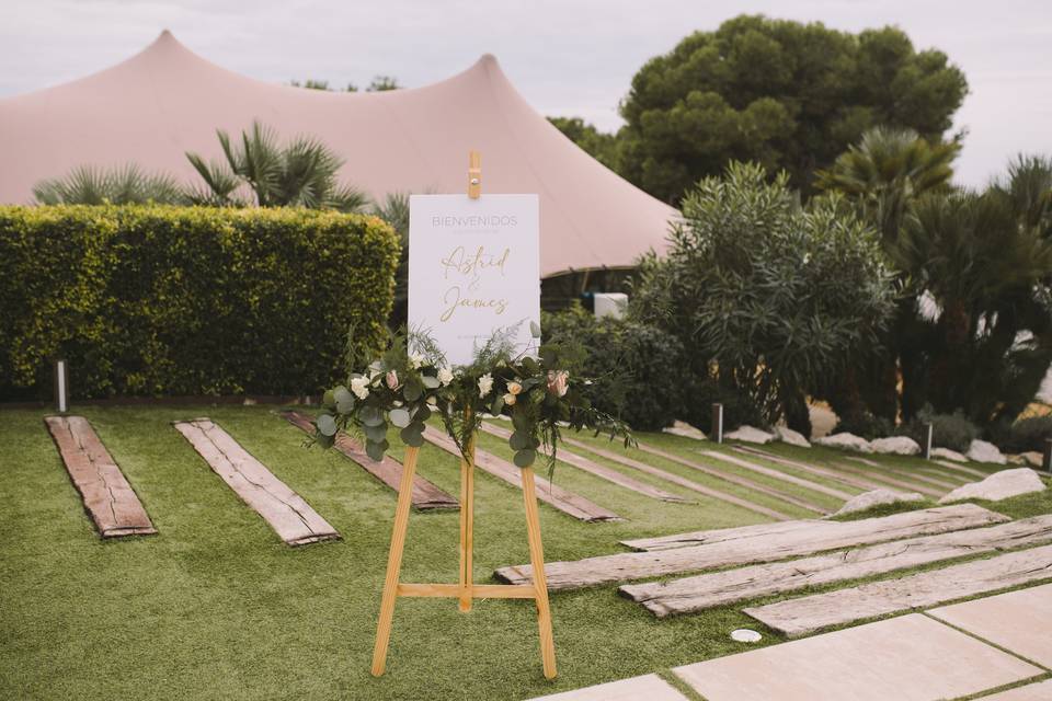 Novios en Casa Del Mar