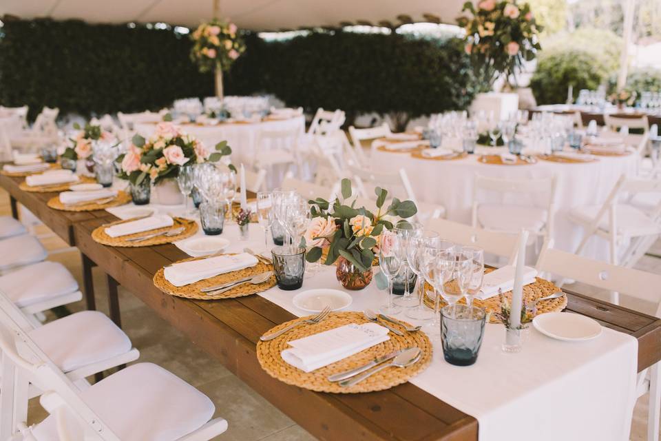 Deco de mesa nupcial