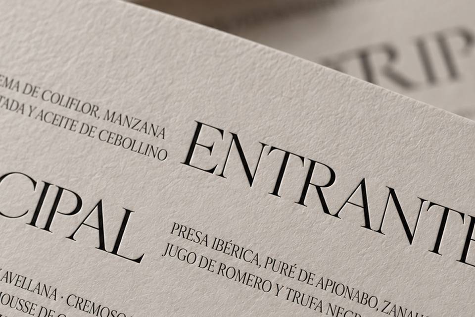 Minuta personalizada