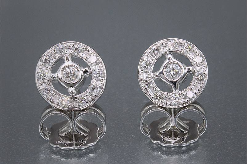 Pendientes de diamantes