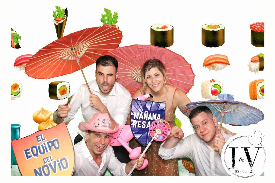 Sushi team (fondo croma)