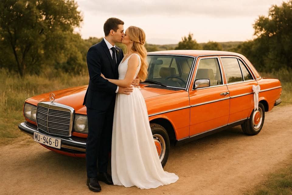 Mercedes naranja