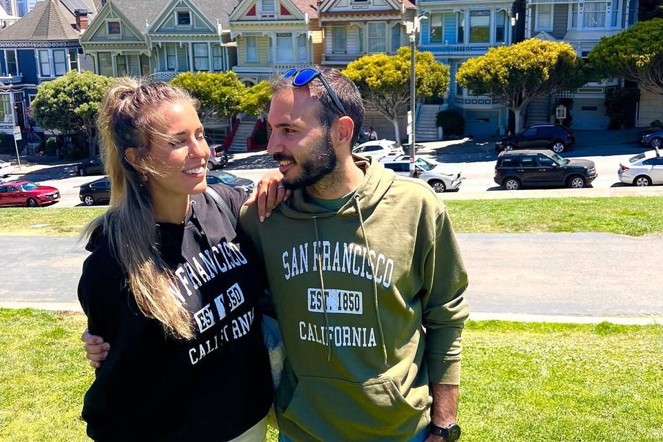 Andrea y Fer en San Francisco