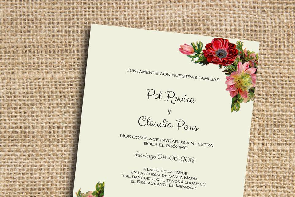 Invitación personalizada