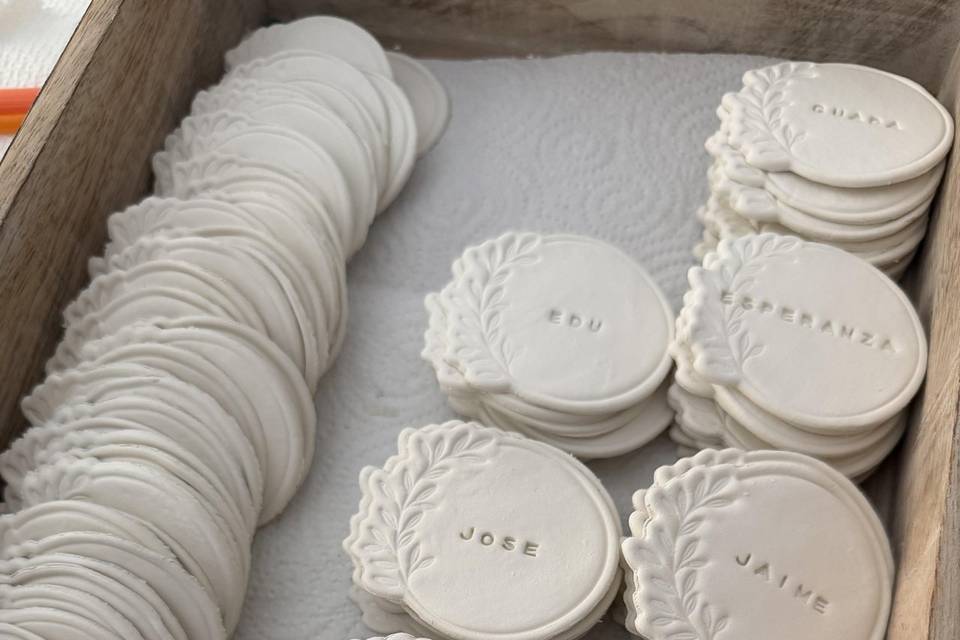 Marcasitios de arcilla blanca