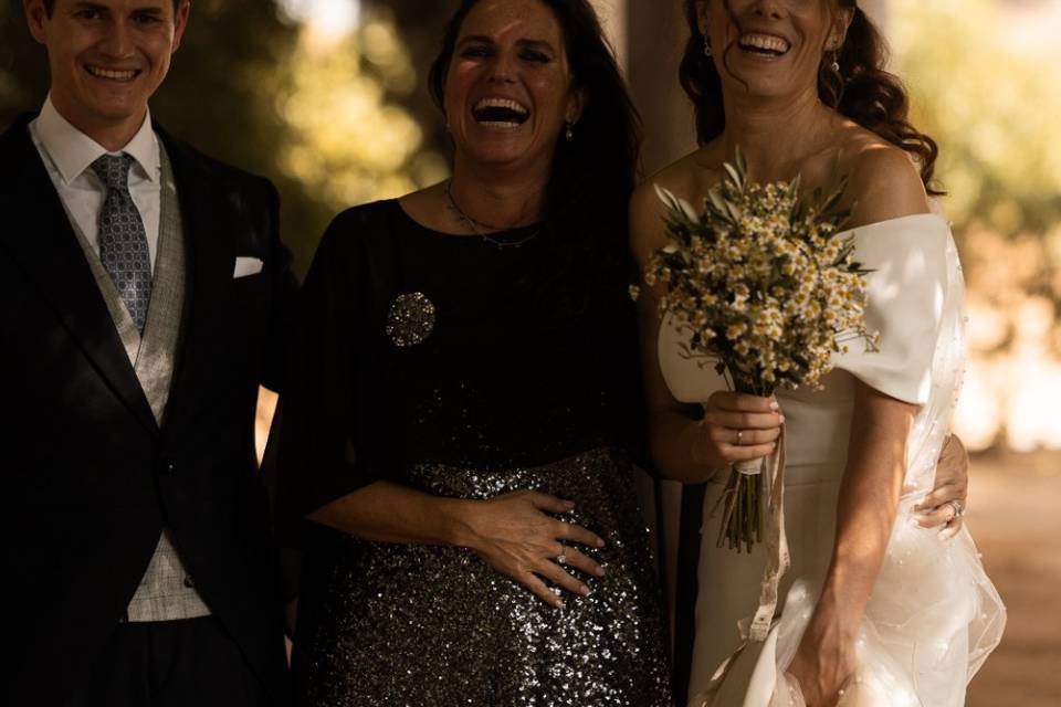 Muchas risas después de la cer