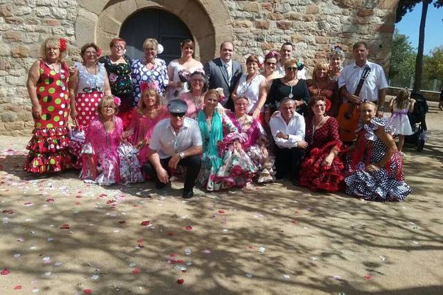 Equipo de pasión flamena