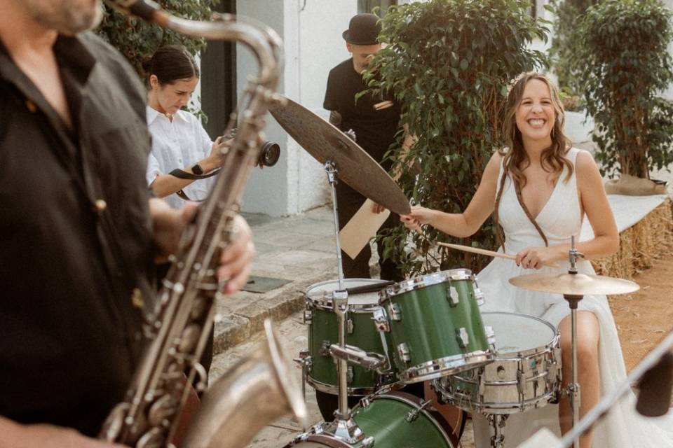 Banda con Saxofón