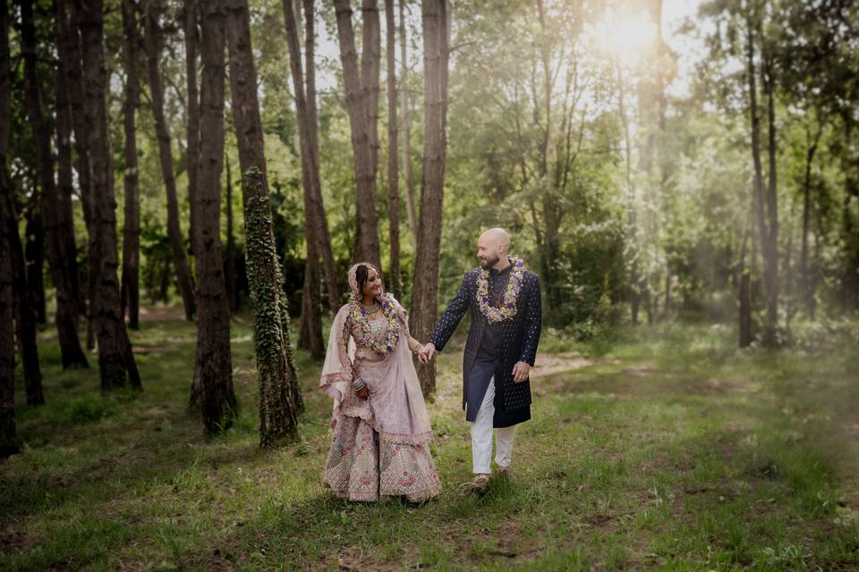 Boda en el bosque