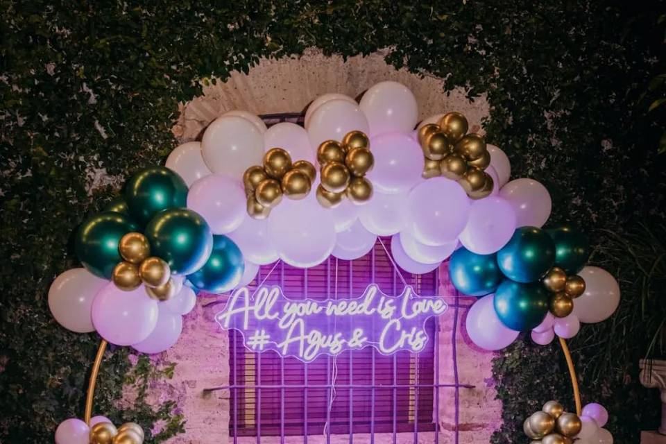 Arco con globos