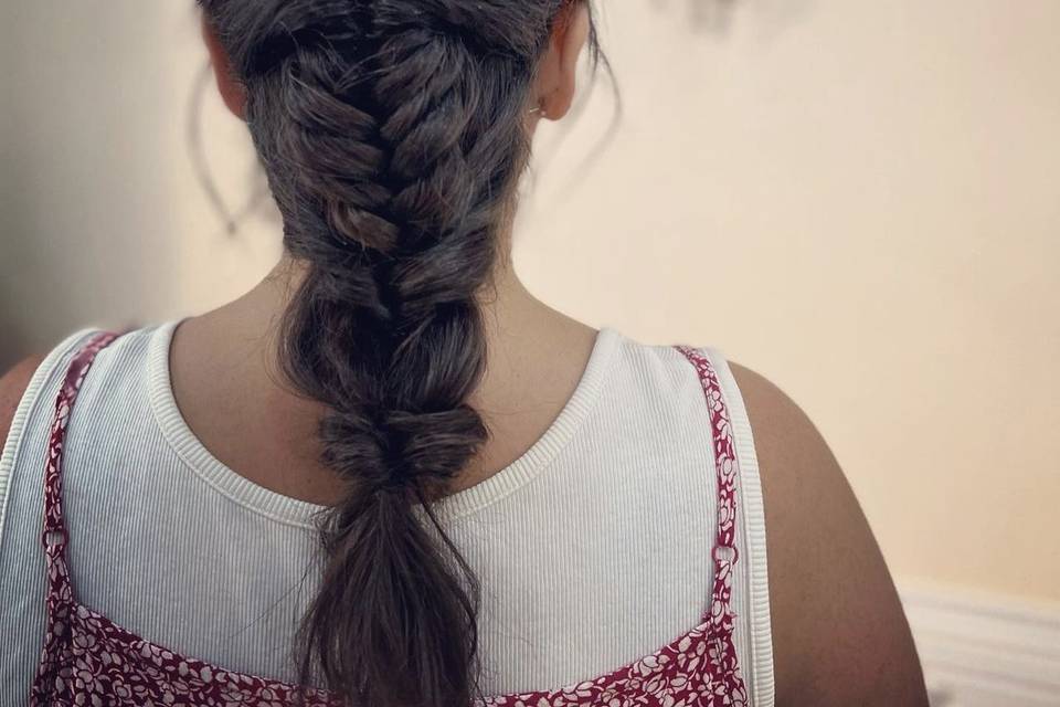 Recogido trenza