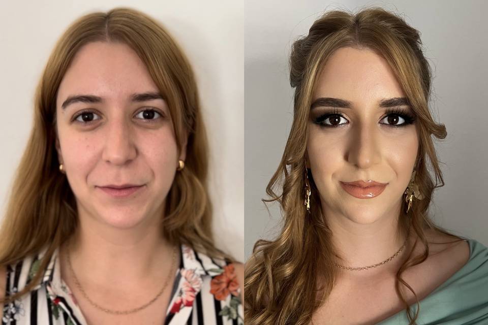 Maquillaje y peinado