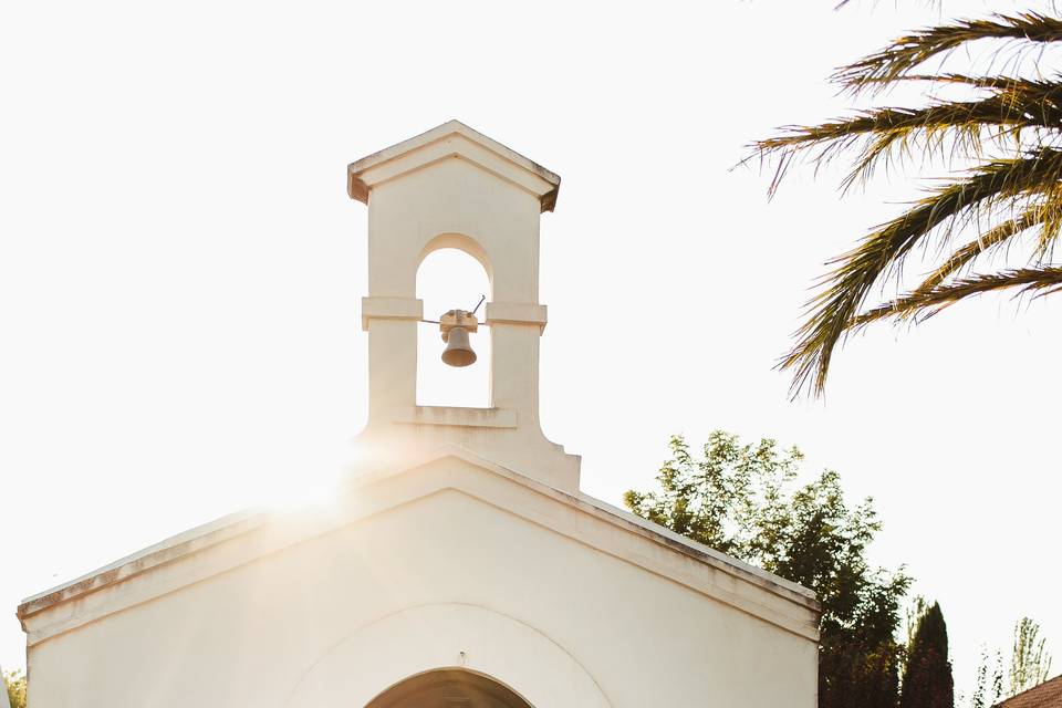 Ermita al atardecer