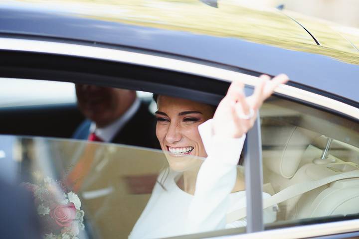 Preparativos de los novios