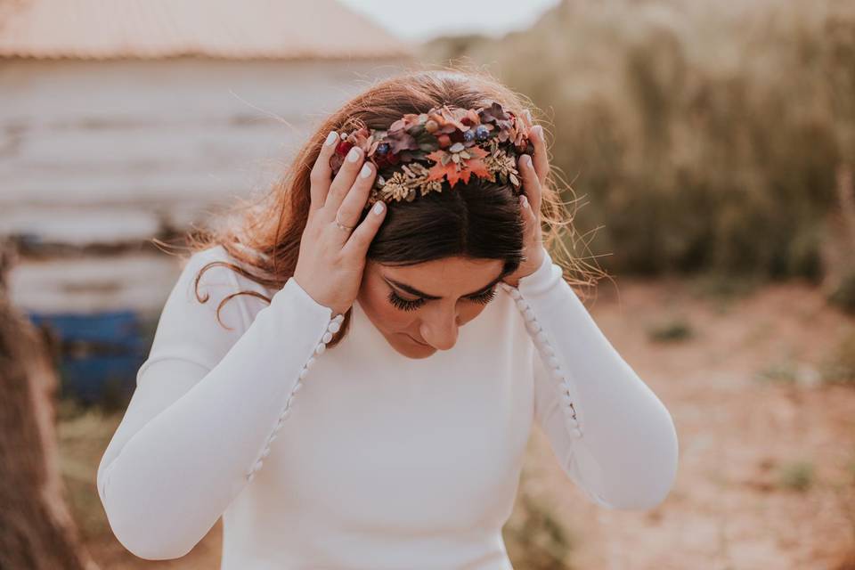 La Dame en Bleu, Headpieces