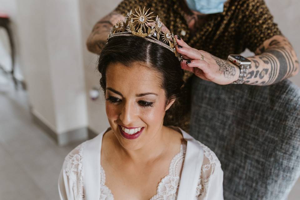 La Dame en Bleu, Headpieces