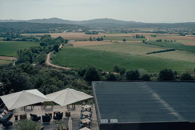 Vistas panorámicas desde masía