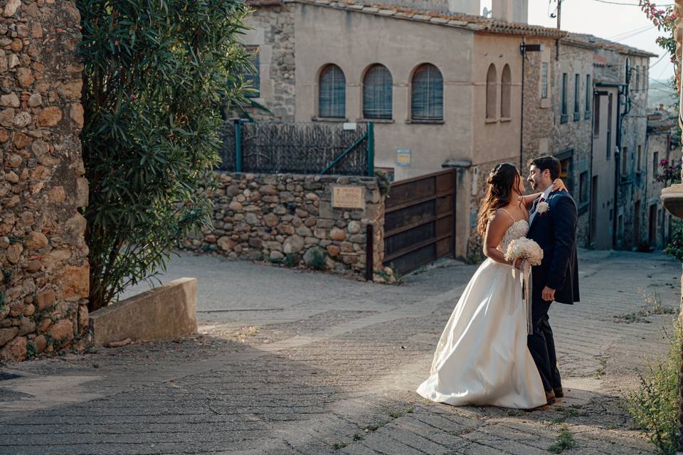 Beso en masía