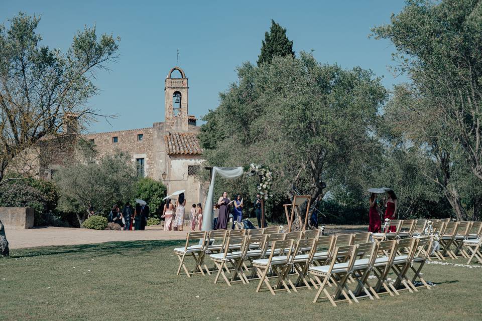 Espacio ceremonial en castillo