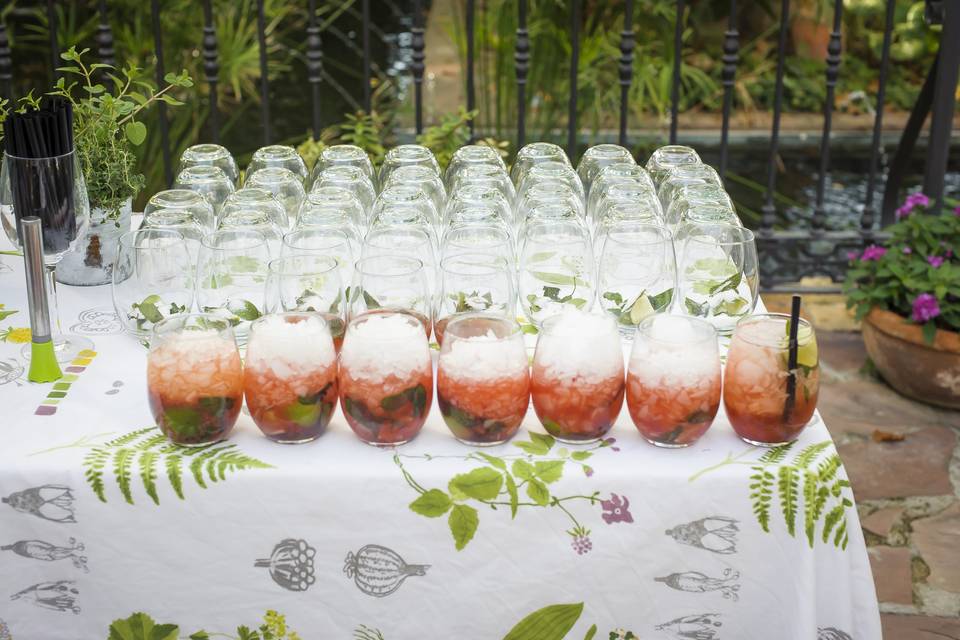 Mojitos de fresa