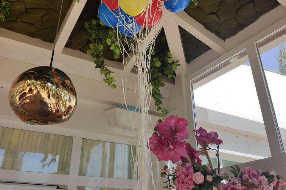 Decoración con globos