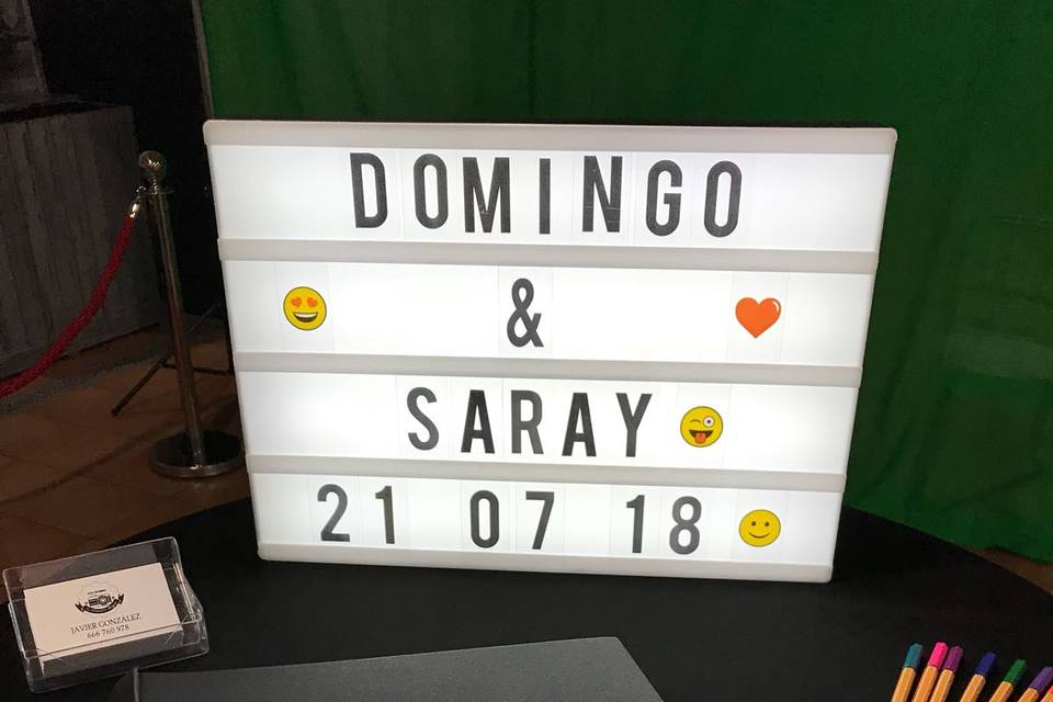 Domingo y saray