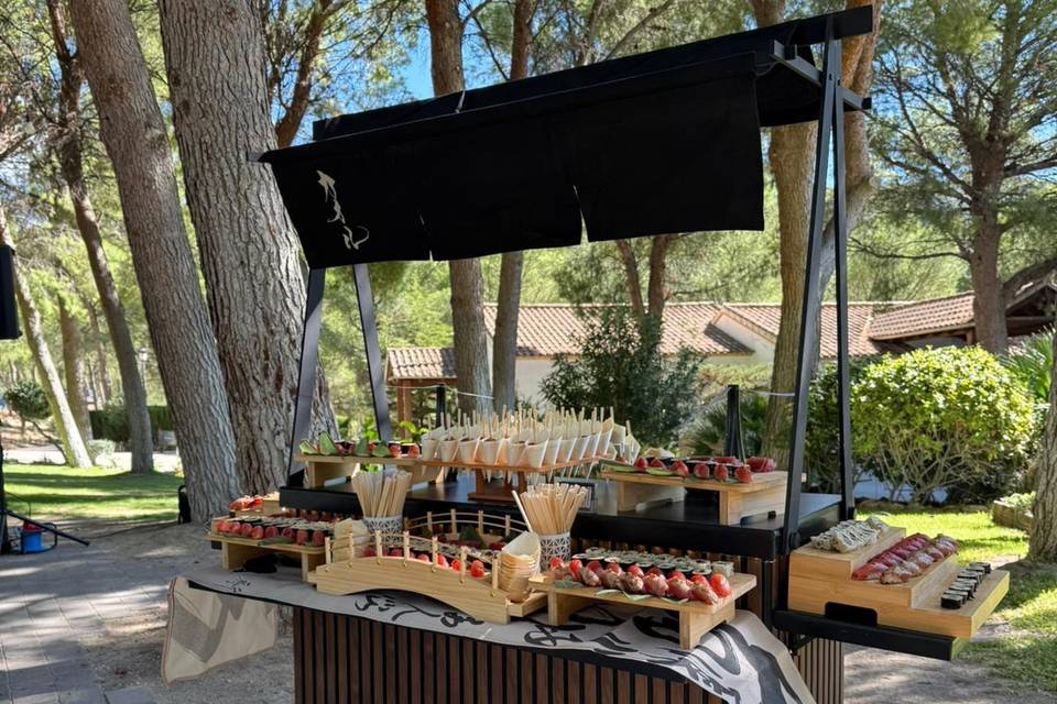 Stand de sushi personalizados