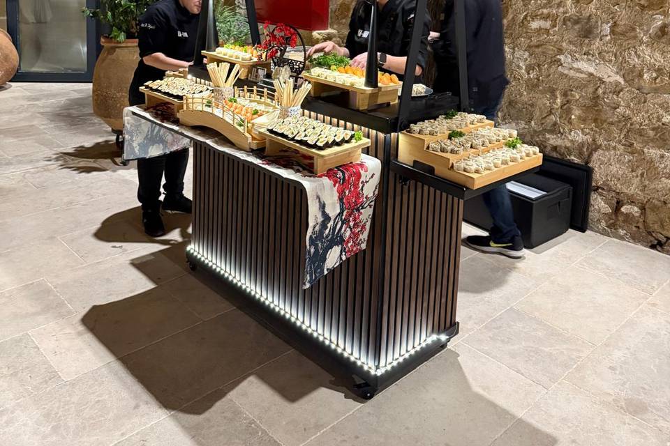 Stand de sushi personalizados