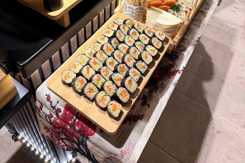 Stand de sushi personalizados