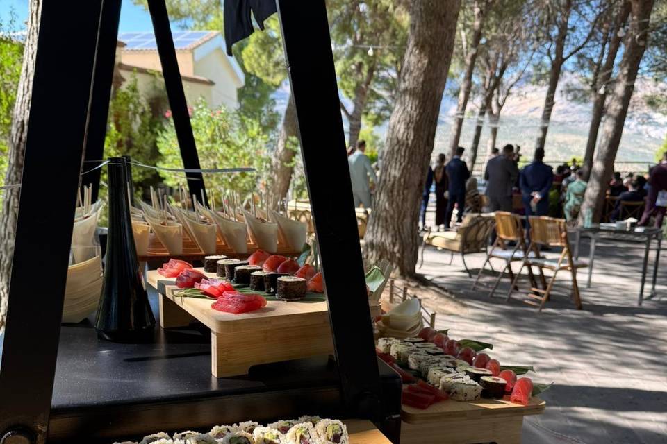 Stand de sushi personalizados