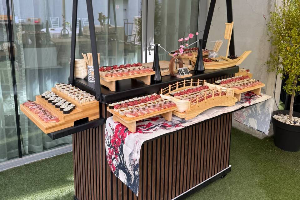 Stand de sushi personalizados