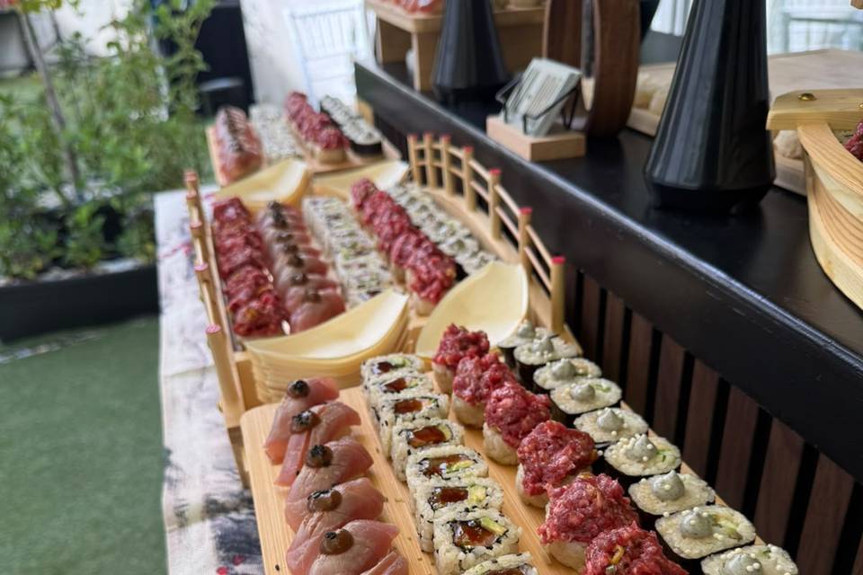 Stand de sushi personalizados