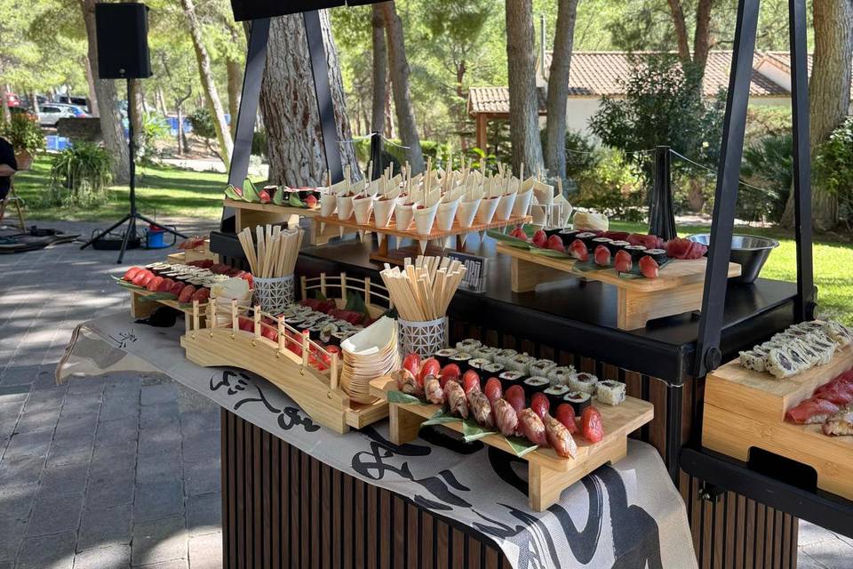 Stand de sushi personalizados
