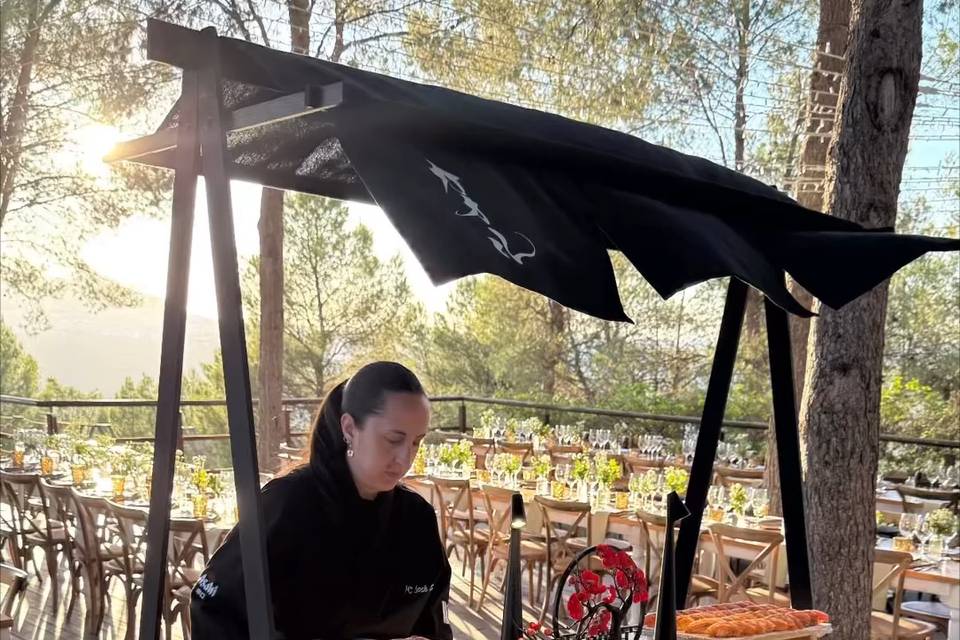 Mesa de shushi para bodas Jaén